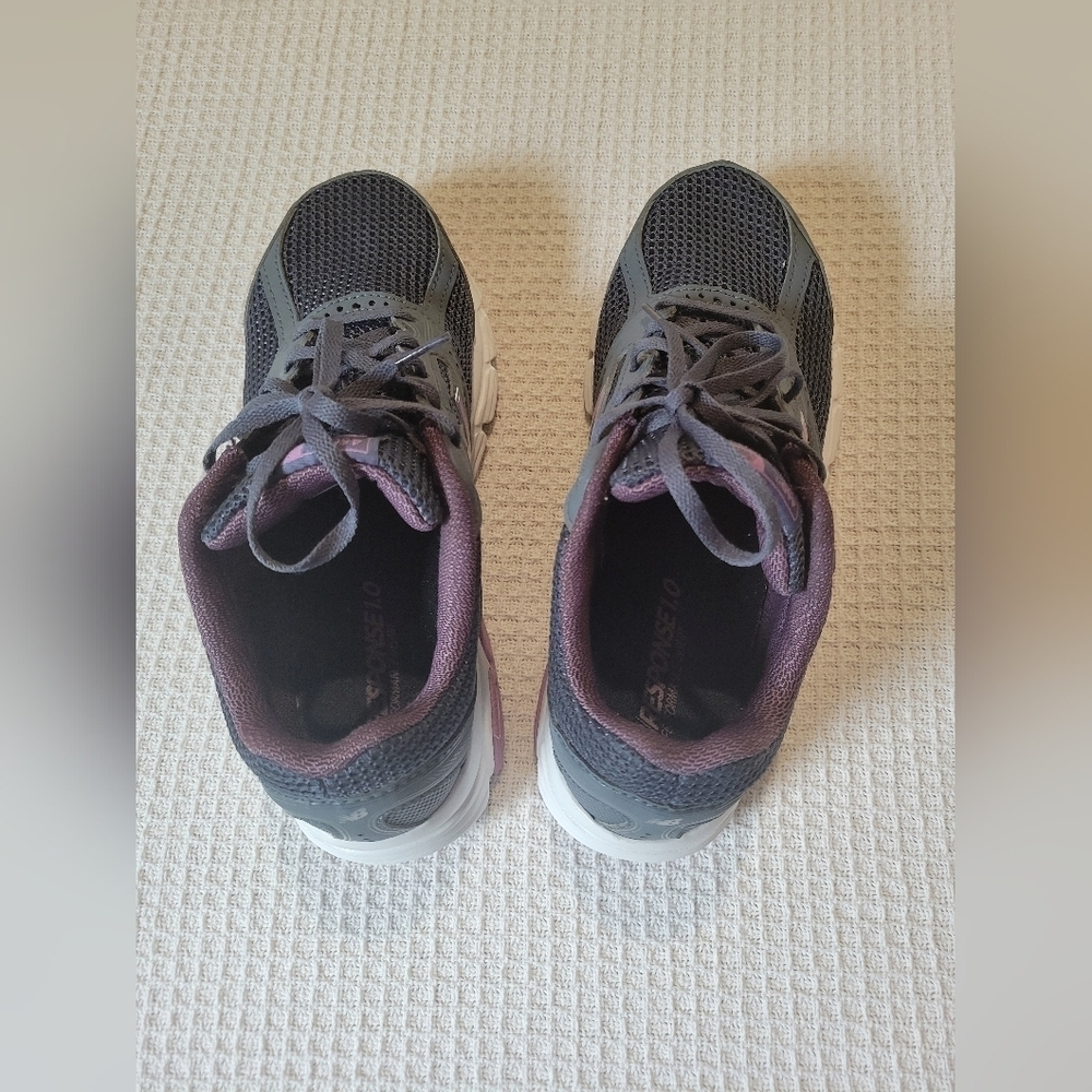 New Balance Gray and Purple Sneakers - Picture 3 of 9